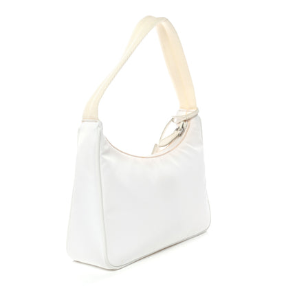Prada Tessuto Nylon Mini Re-Edition 2000 Bag White 3 of 11