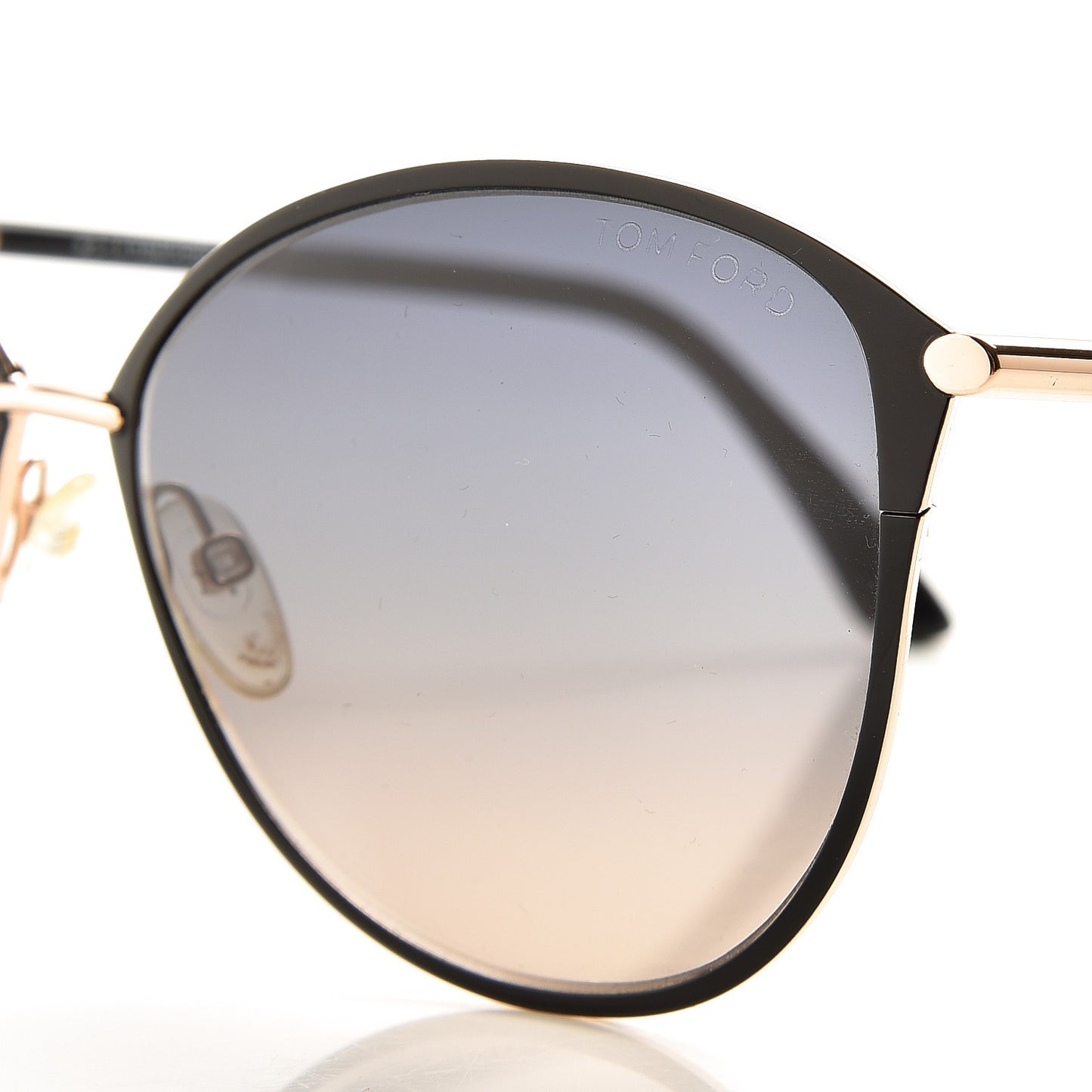Penelope Vintage Round Sunglasses TF320 Black