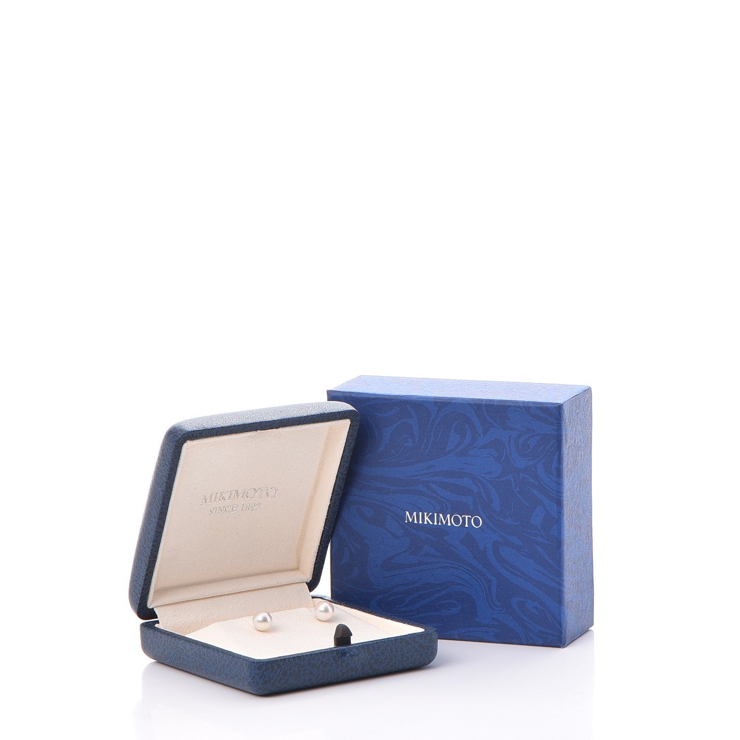 Mikimoto 18K White Gold 6.5-7mm Pearl Stud Earrings 5 of 5