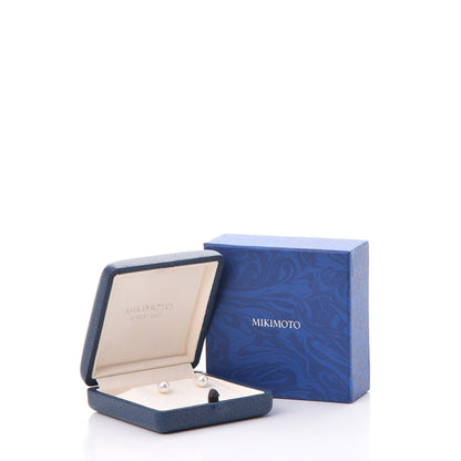 Mikimoto 18K White Gold 6.5-7mm Pearl Stud Earrings 5 of 5
