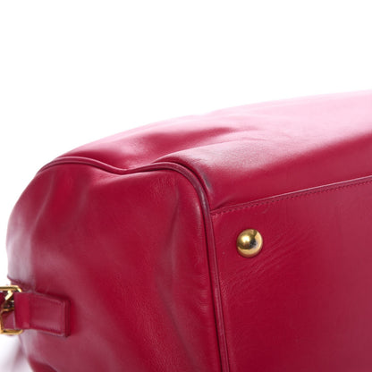 Saint Laurent Calfskin Classic Duffle 6 Fuchsia 12 of 17