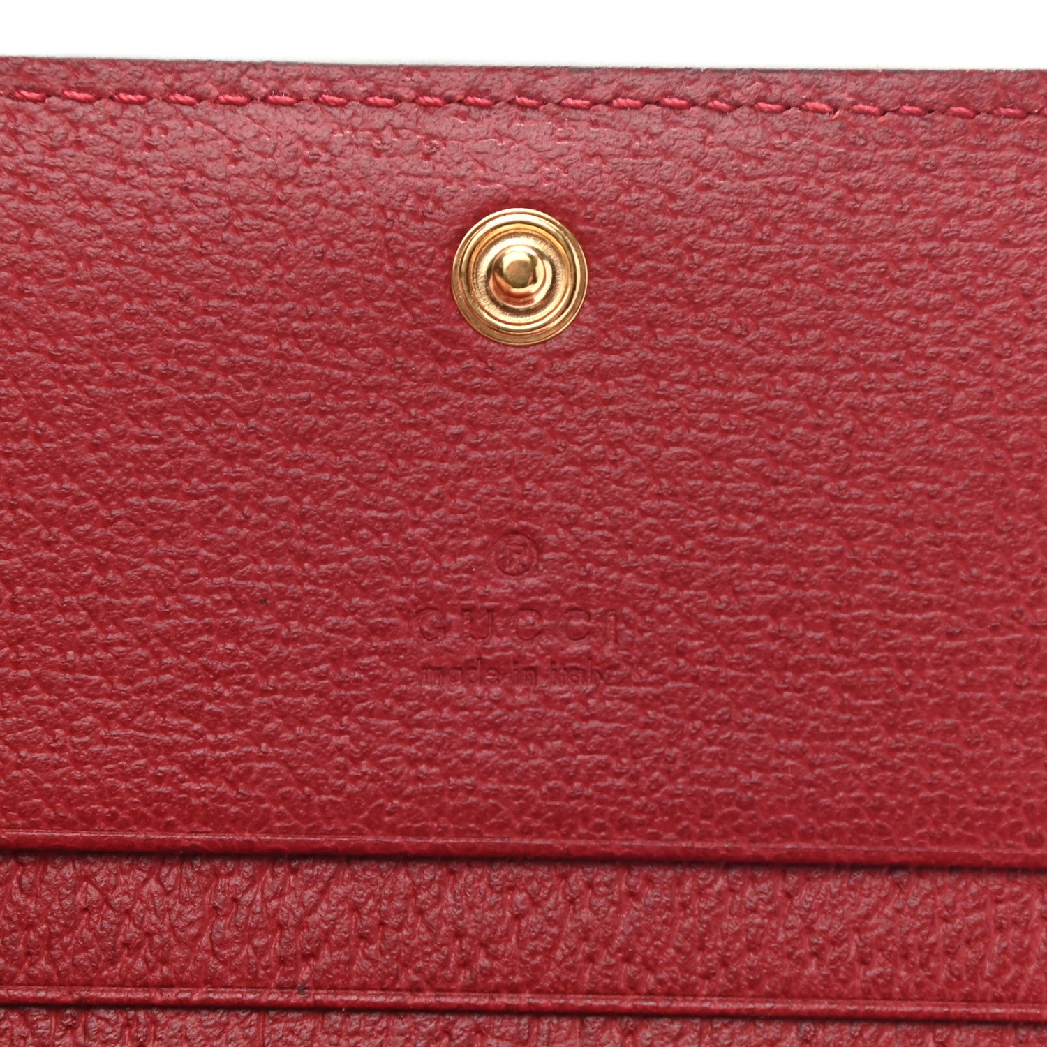 Gucci GG Supreme Monogram Flora Web Ophidia Card Case Red 6 of 9