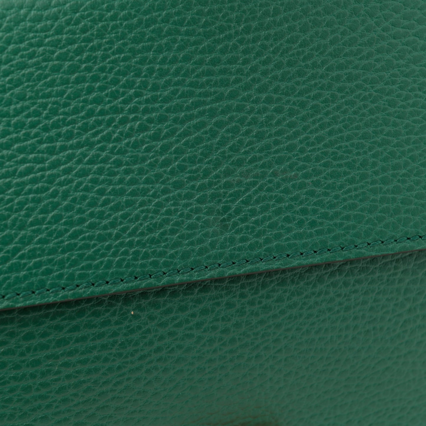Pebbled Calfskin Small Dionysus Shoulder Bag Emerald