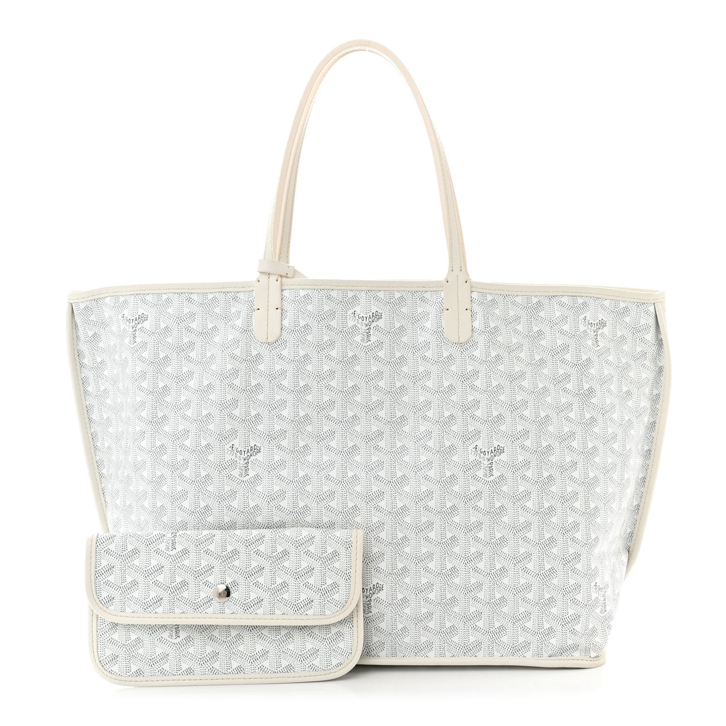 Goyardine Reversible Anjou PM White