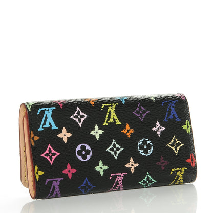 Louis Vuitton Monogram Multicolor Multicles 4 Key Holder Black 3 of 7