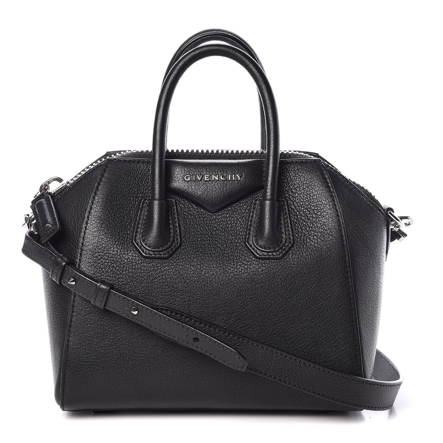 Sugar Goatskin Mini Antigona Black