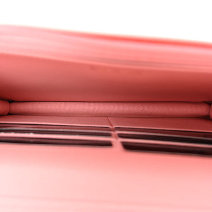Chanel Caviar Quilted Wallet on Chain WOC Coral Pink 5 of 13