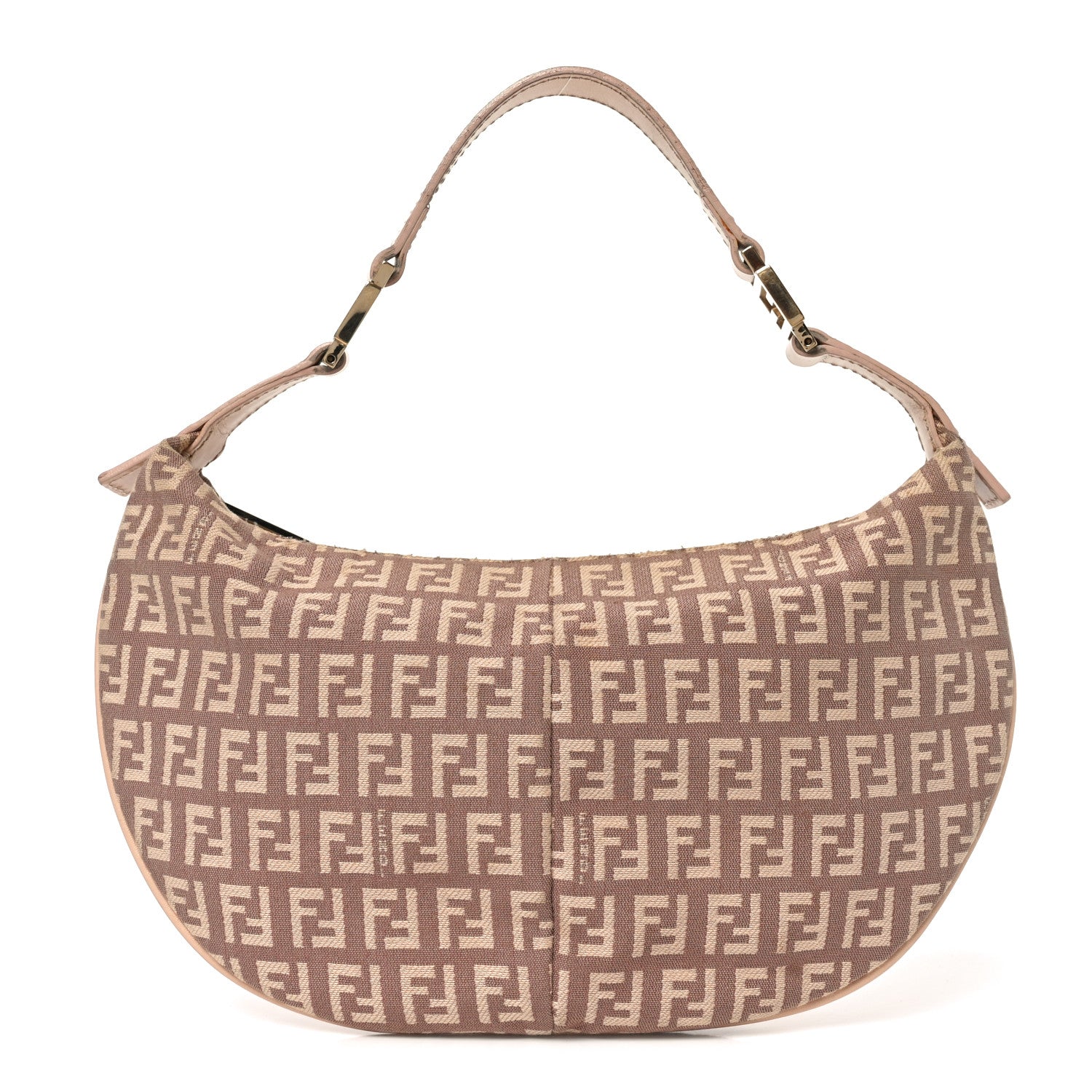 Fendi Zucchino Vitello Small Chef Hobo Cipria Teint 1 of 10