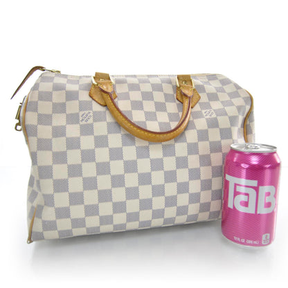 Louis Vuitton Damier Azur Speedy 30 3 of 7