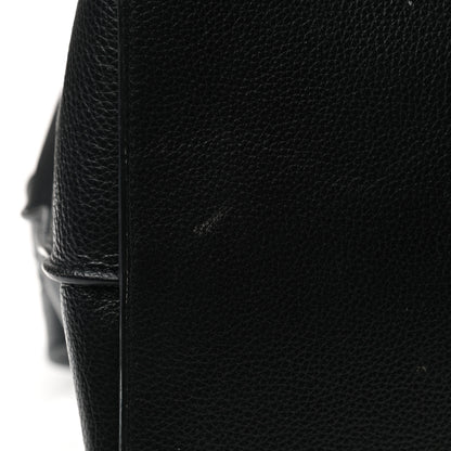 Balenciaga Grained Calfskin Neo Classic Black Hardware Large Top Handle Bag Black 11 of 12