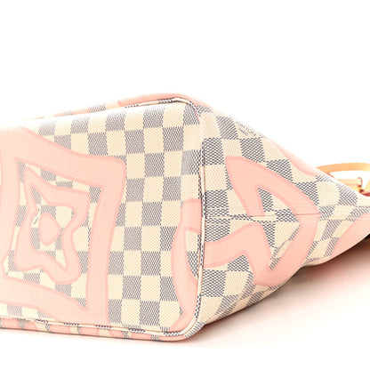 Louis Vuitton Damier Azur Tahitienne Neverfull MM 10 of 11
