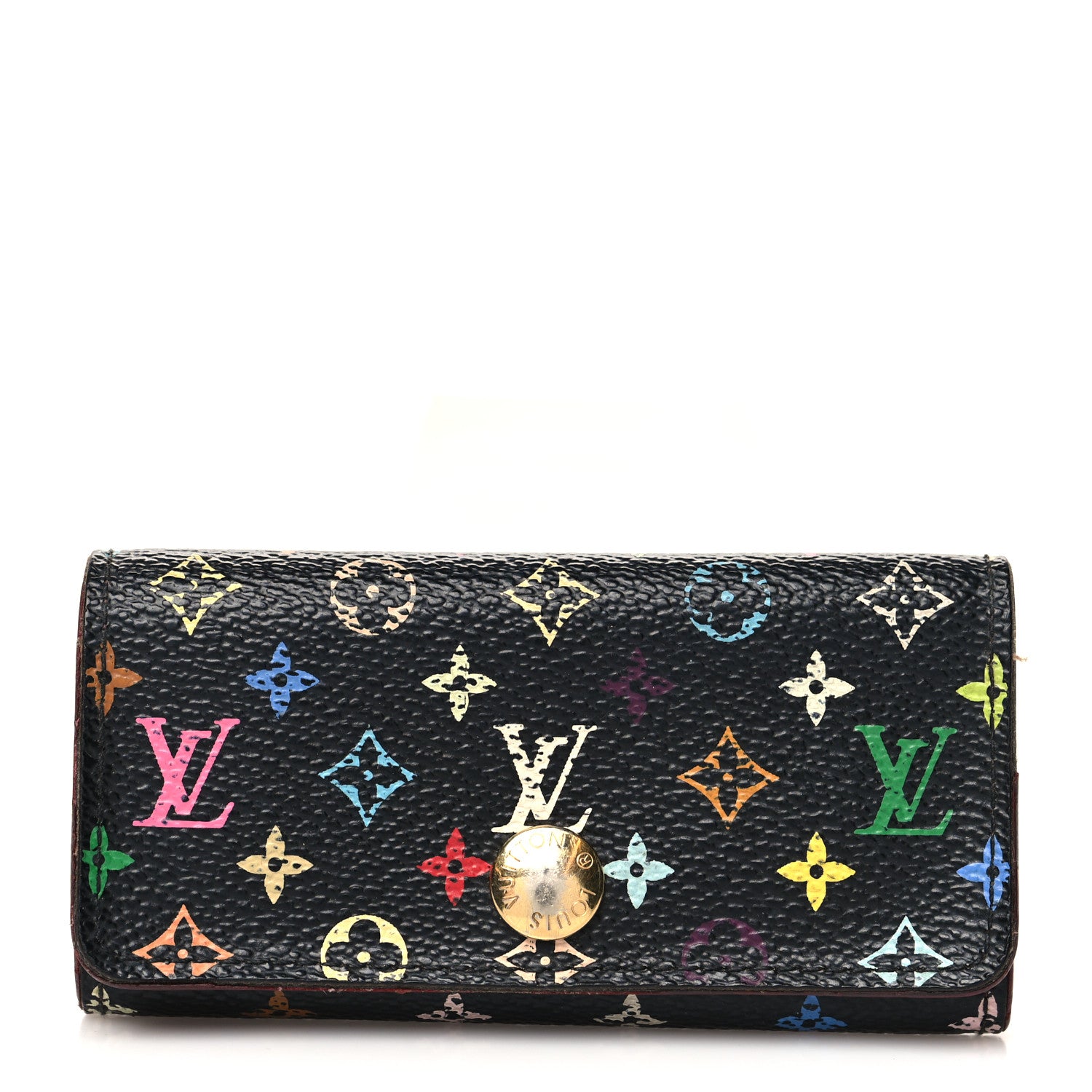 Louis Vuitton Monogram Multicolor Multicles 4 Key Holder Black Grenade 1 of 15