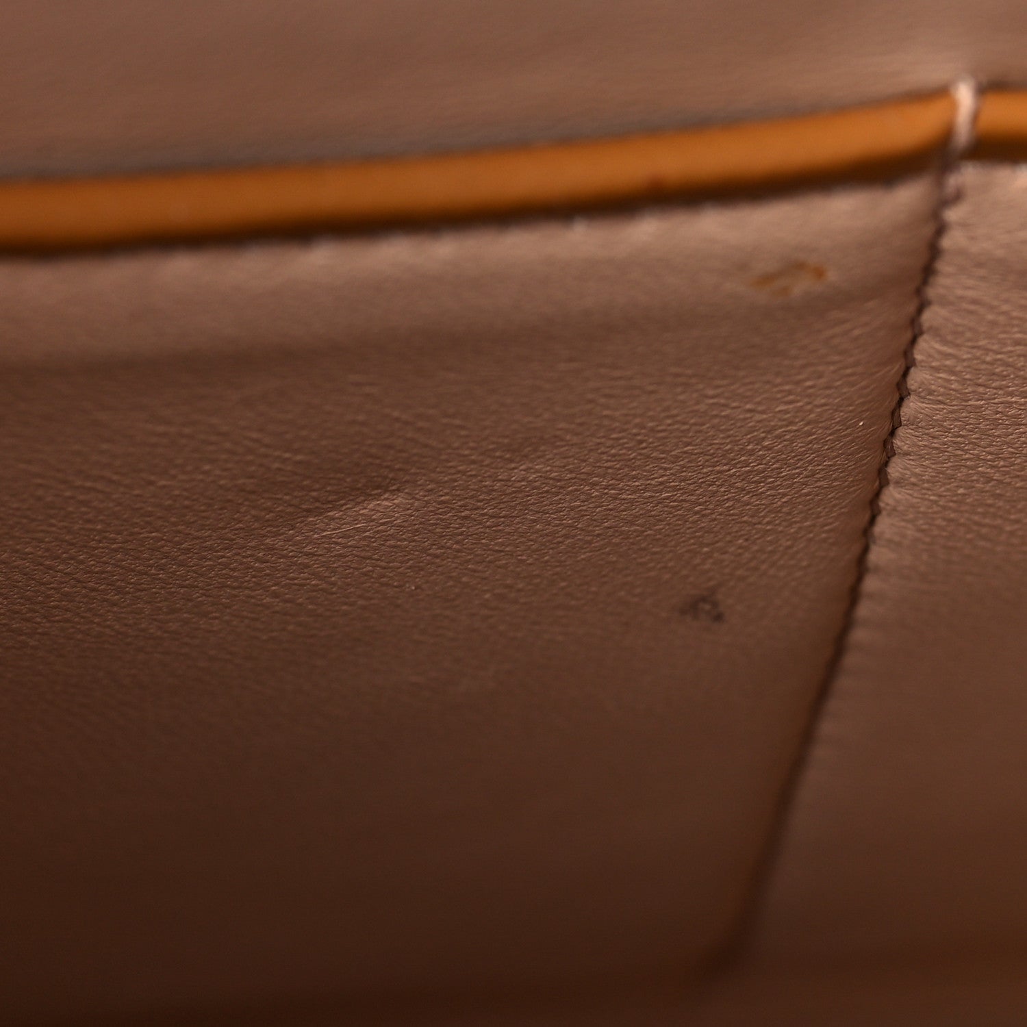 Prada Saffiano Vernice Pyramid Bag Caramel Rosso White 11 of 11