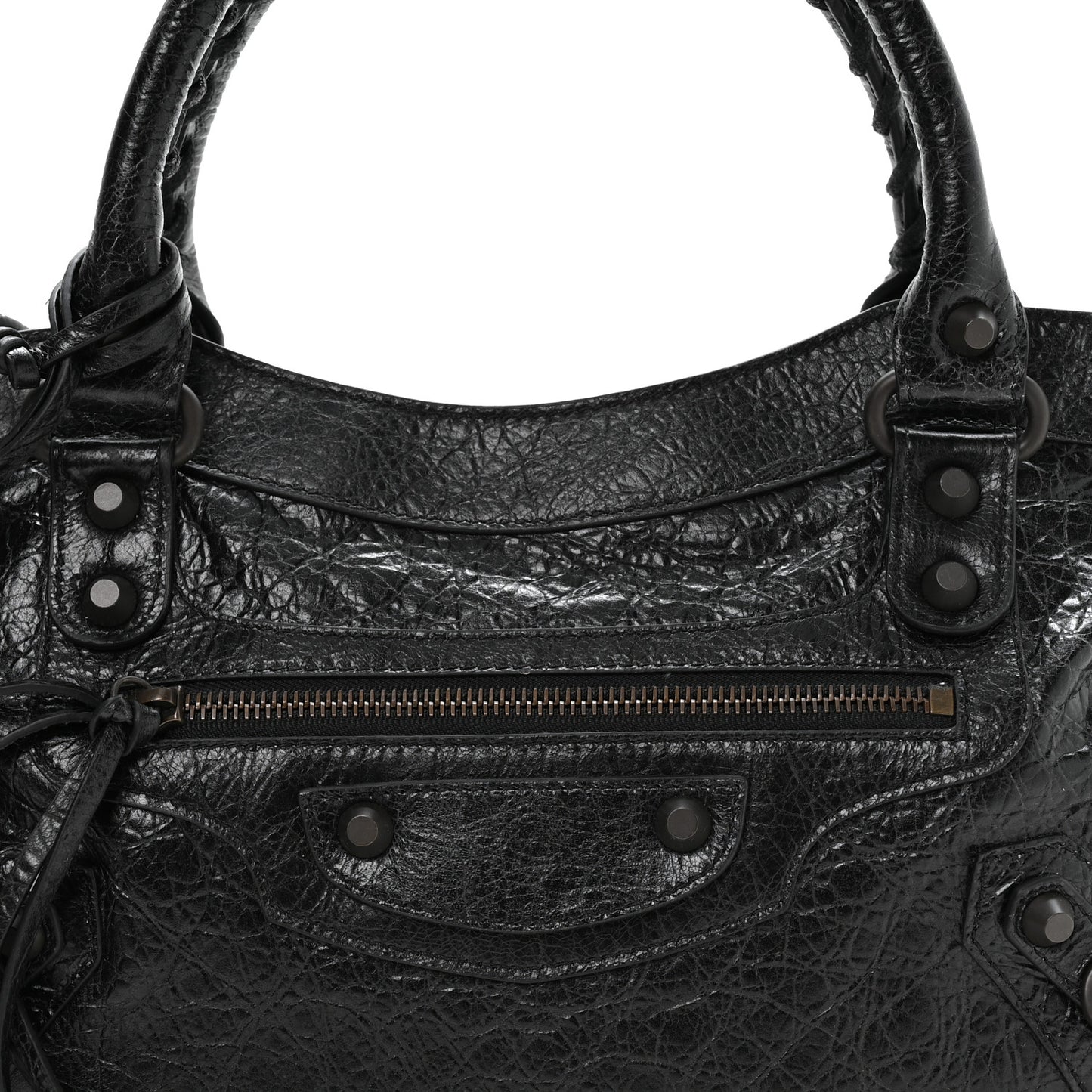 Agneau Arena Classic Hardware Le City First Bag Black