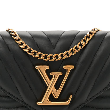 Louis Vuitton Calfskin New Wave Multi Pochette Black 7 of 10