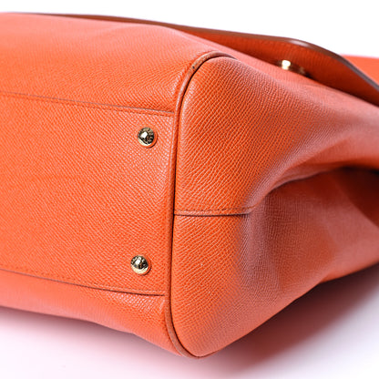 Dolce & Gabbana Dauphine Large Miss Sicily Satchel Orange 8 of 8