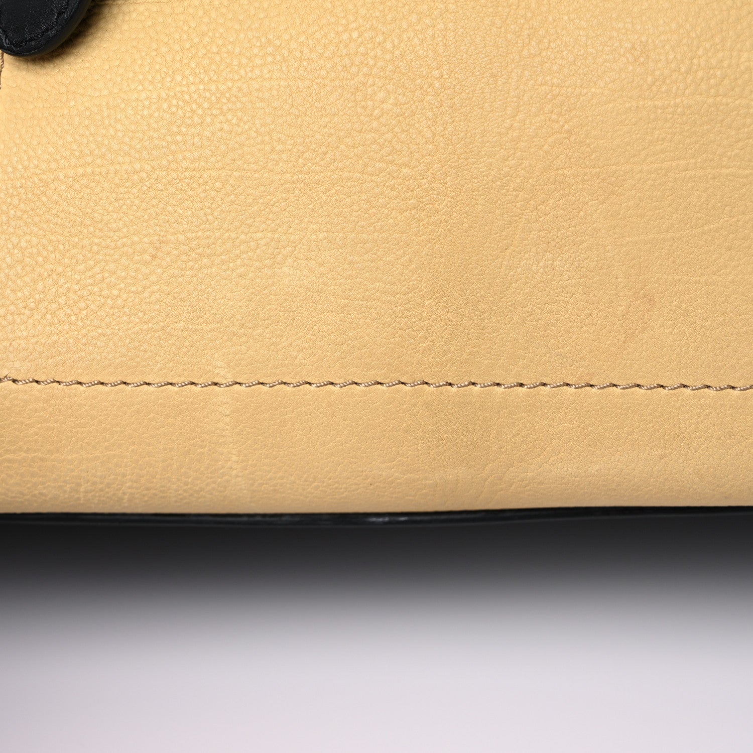 Celine Velluto Calfskin Tri-Color Mini Luggage Vanilla 27 of 37