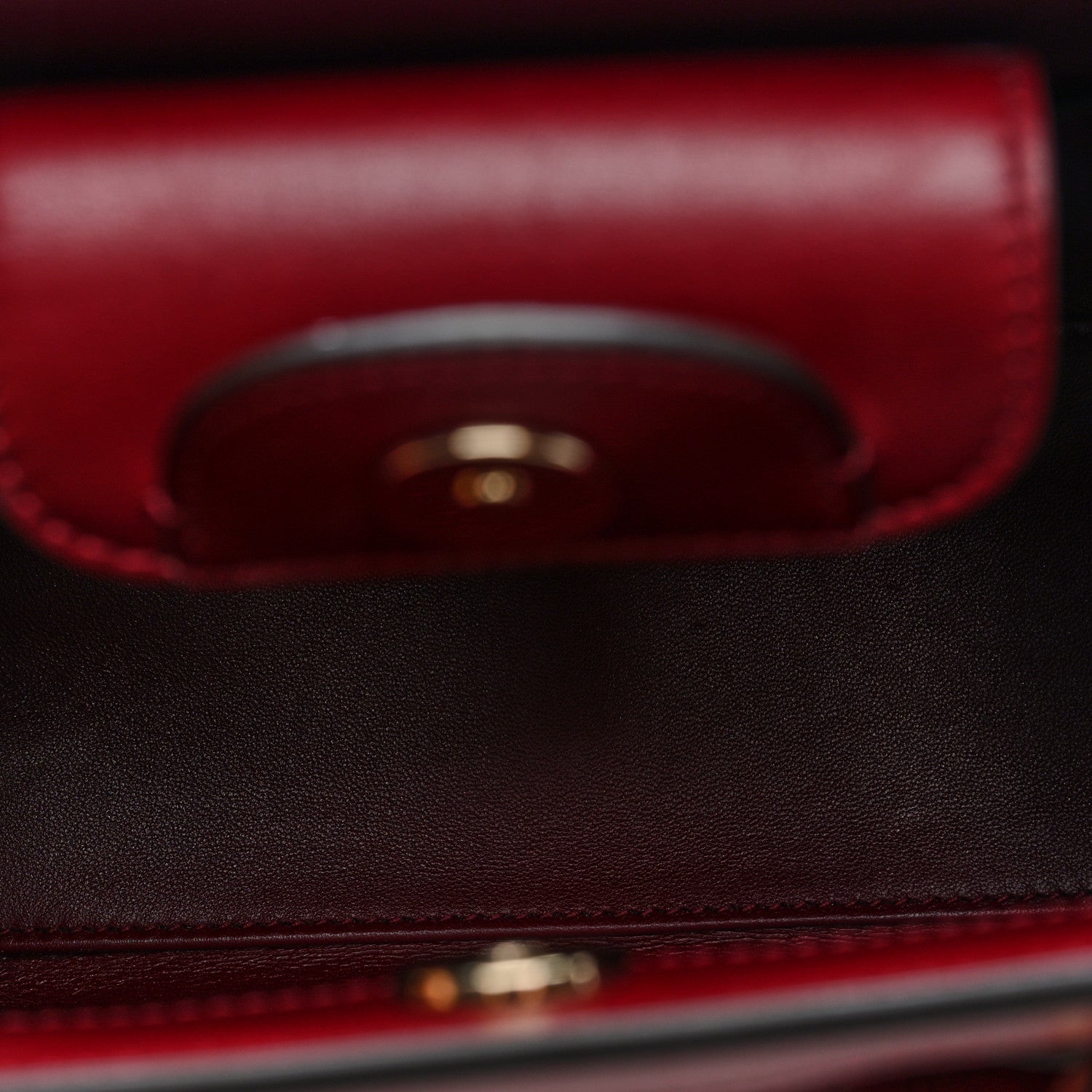 Gucci Sweetbread Calfskin Mini Diana Tote Bag Rosso Ancora 5 of 9