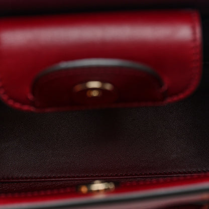 Gucci Sweetbread Calfskin Mini Diana Tote Bag Rosso Ancora 5 of 9