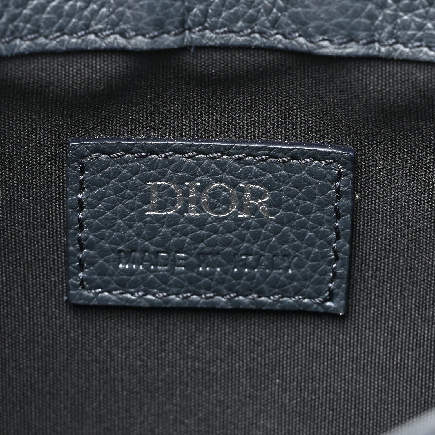 Christian Dior Oblique Saddle Messenger Pouch Blue 6 of 9