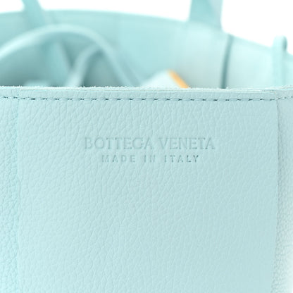 Bottega Veneta Grained Calfskin Maxi Intrecciato Mini Arco Tote Pale Blue 7 of 10