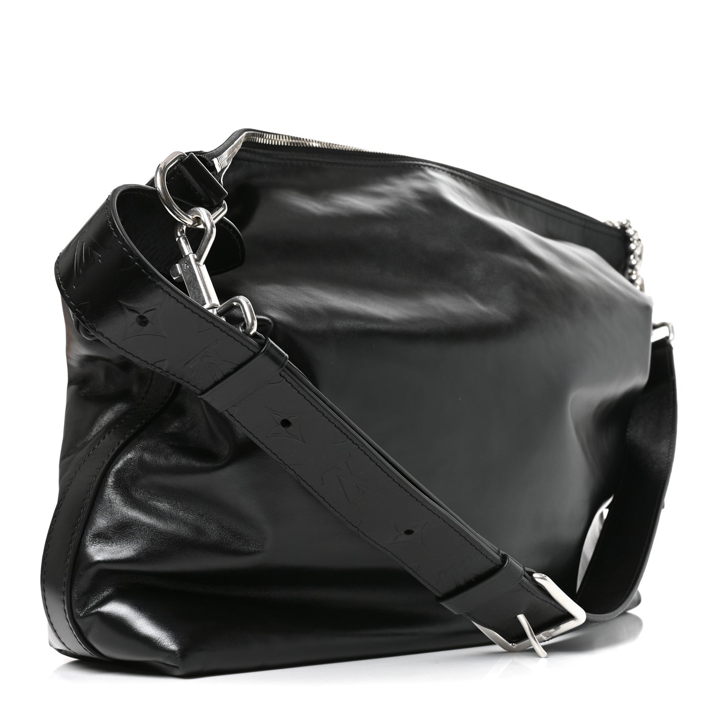 LV Night Calfskin Vagabond Hobo Black