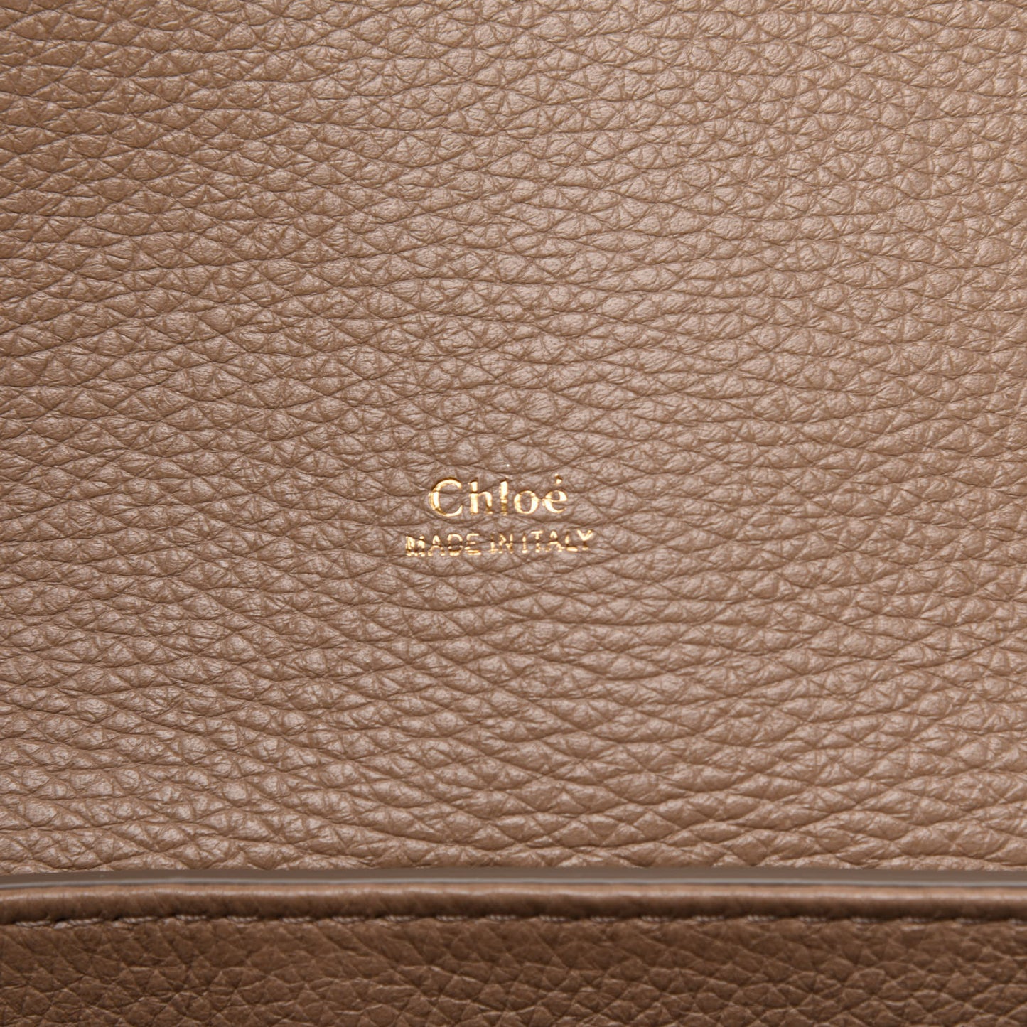 Grained Deerskin Shiny Calfskin Large Aby Day Shoulder Bag Motty Grey