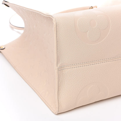 Louis Vuitton Empreinte Monogram Giant Onthego GM Creme 9 of 12