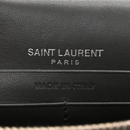 Saint Laurent Smooth Calfskin Classic Monogram Kate Tassel Chain Wallet Asphalt 6 of 11