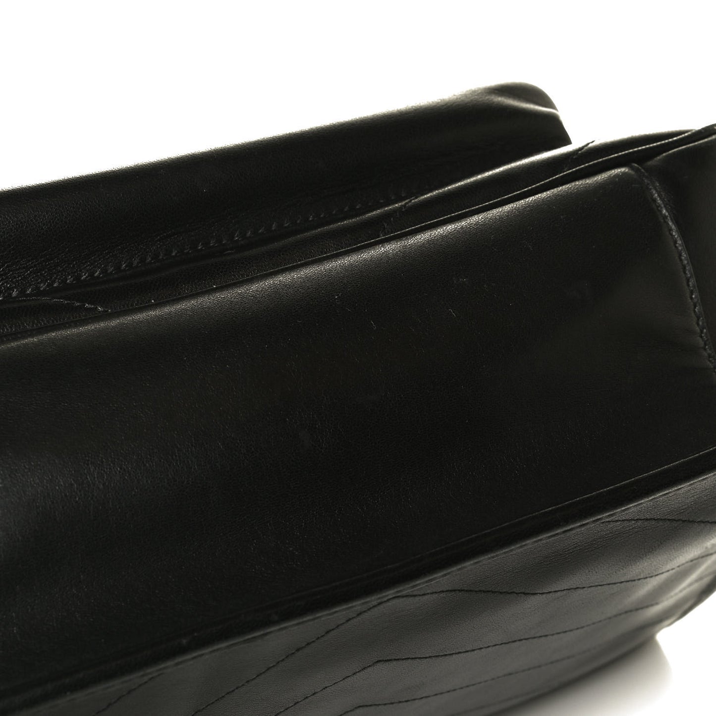 Lambskin Matelasse Monogram Medium Niki Chain Satchel Black