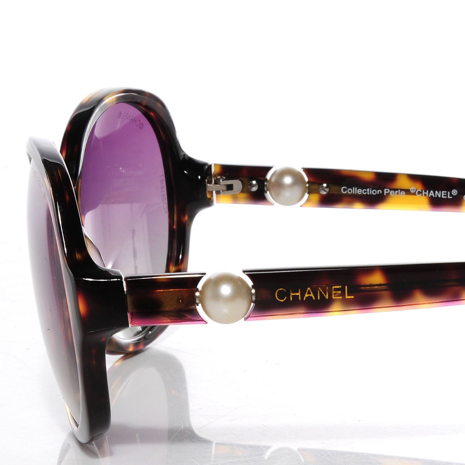 Chanel Pearl Sunglasses 5141-H Tortoise 3 of 6