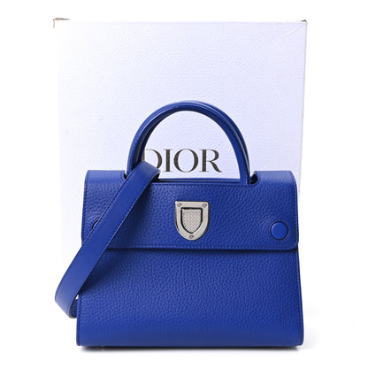 Christian Dior Grained Calfskin Mini Diorever Flap Blue 11 of 11