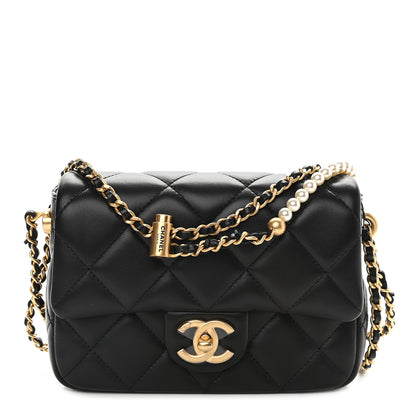 Chanel Lambskin Quilted Mini My Perfect Flap Black 1 of 9