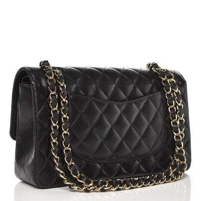 Chanel Caviar Quilted Medium Double Flap Black 4 of 11