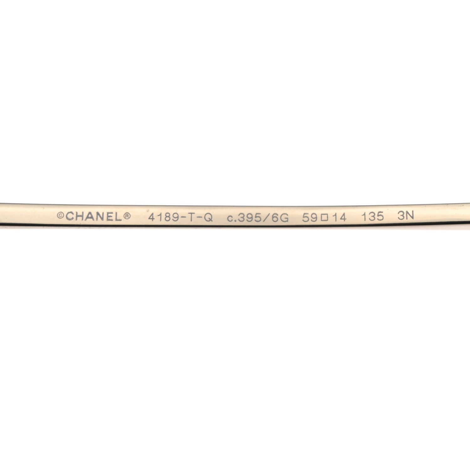 Chanel Aviator CC Sunglasses 4189-T-Q Silver 6 of 8