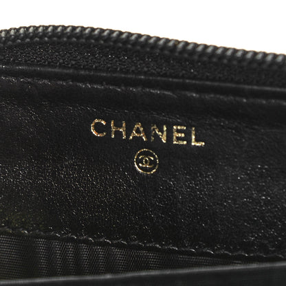 Chanel Caviar Large Timeless CC Zip Around Wallet Black 8 of 9