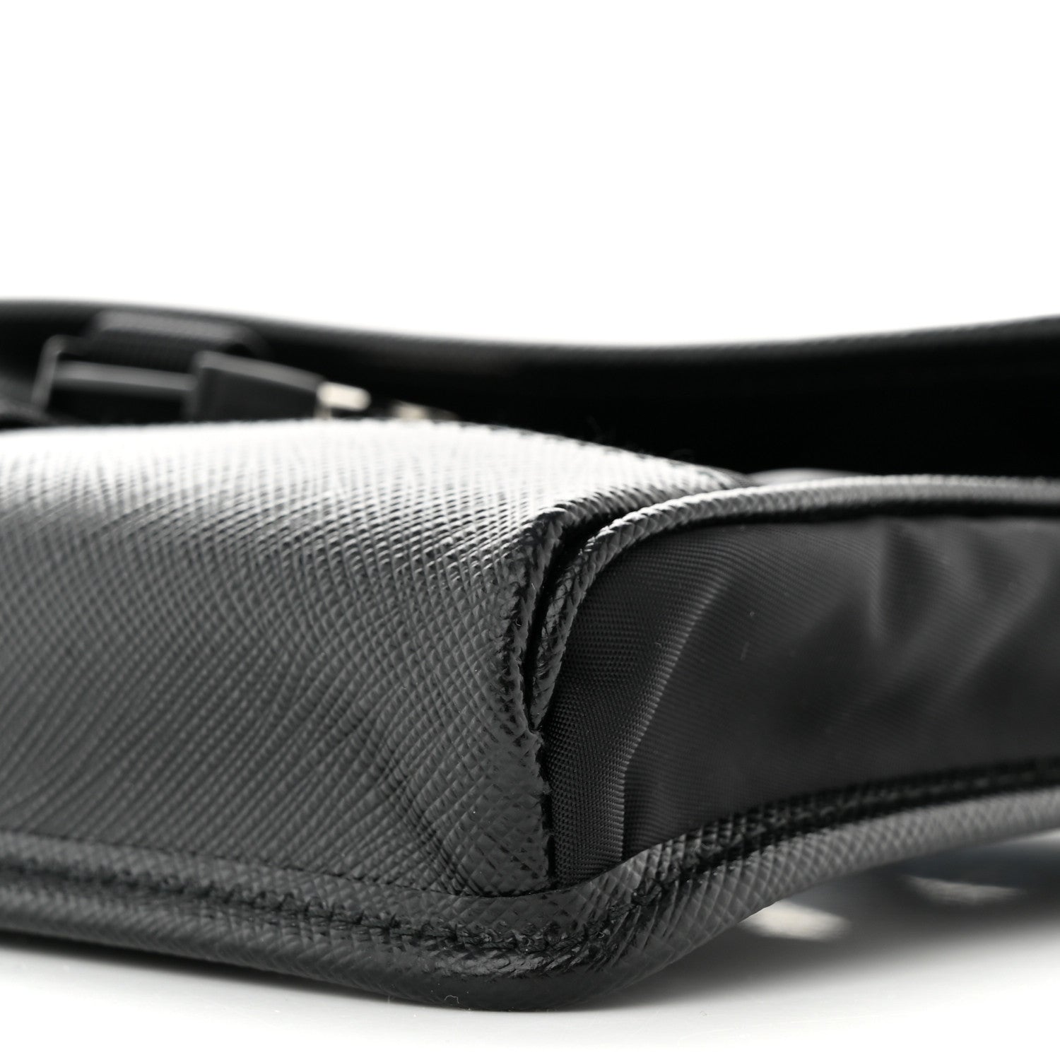 Prada Re-Nylon Saffiano Smartphone Case Crossbody Black 9 of 11
