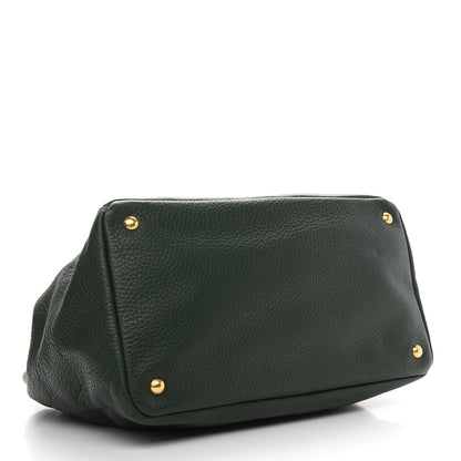 Prada Vitello Daino Tote Green 3 of 7