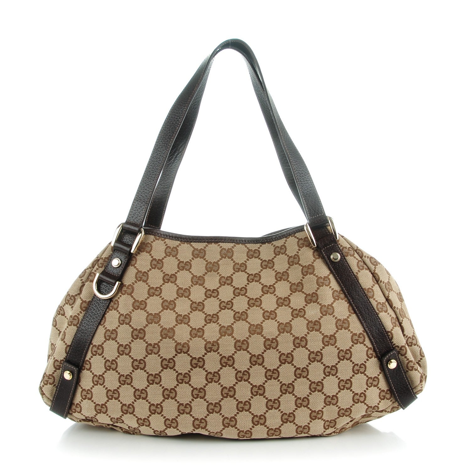 Gucci Monogram Medium Abbey Shoulder Bag Dark Brown 1 of 7