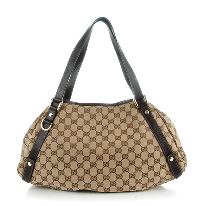 Gucci Monogram Medium Abbey Shoulder Bag Dark Brown 1 of 7
