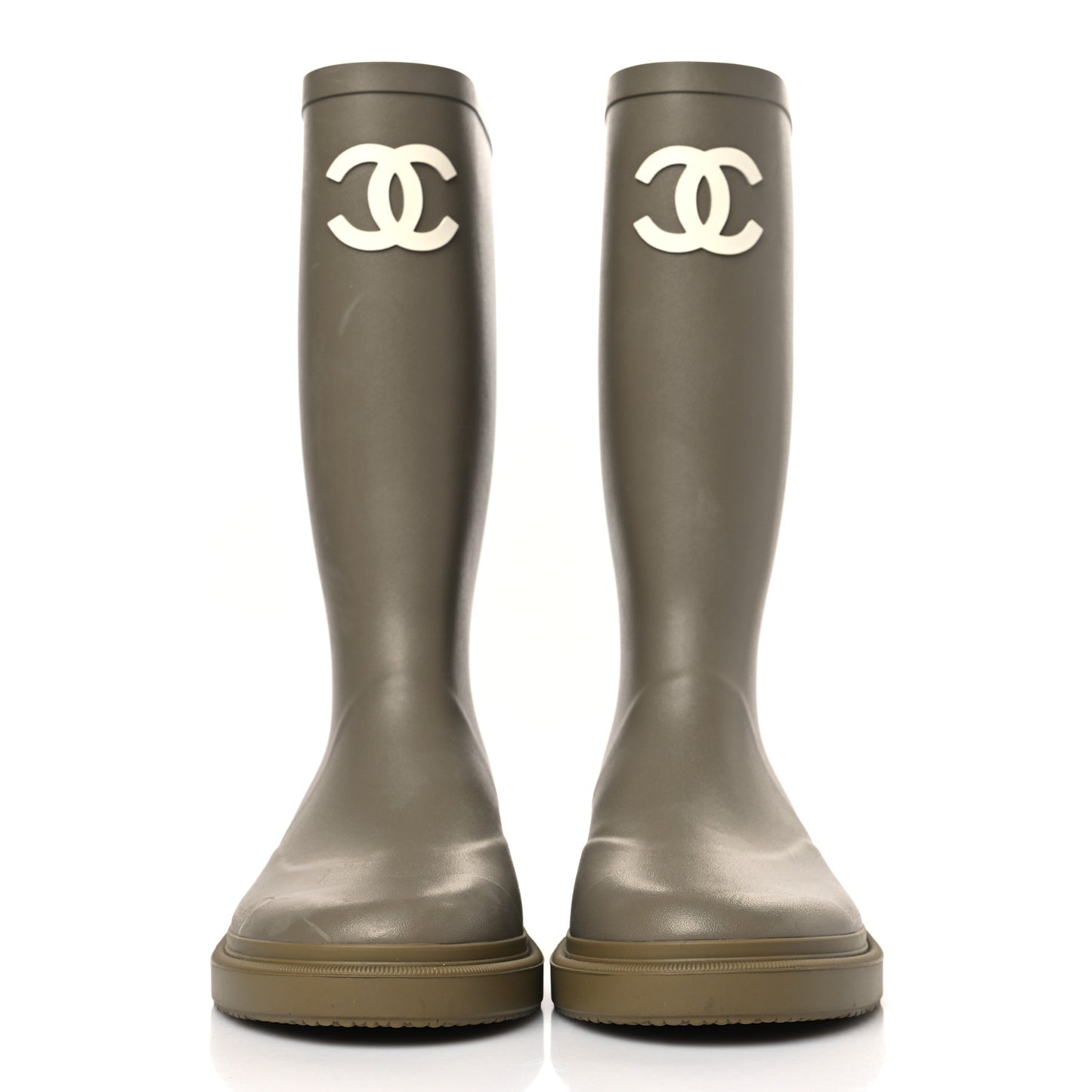 Caoutchouk CC High Boots 37 Dark Beige