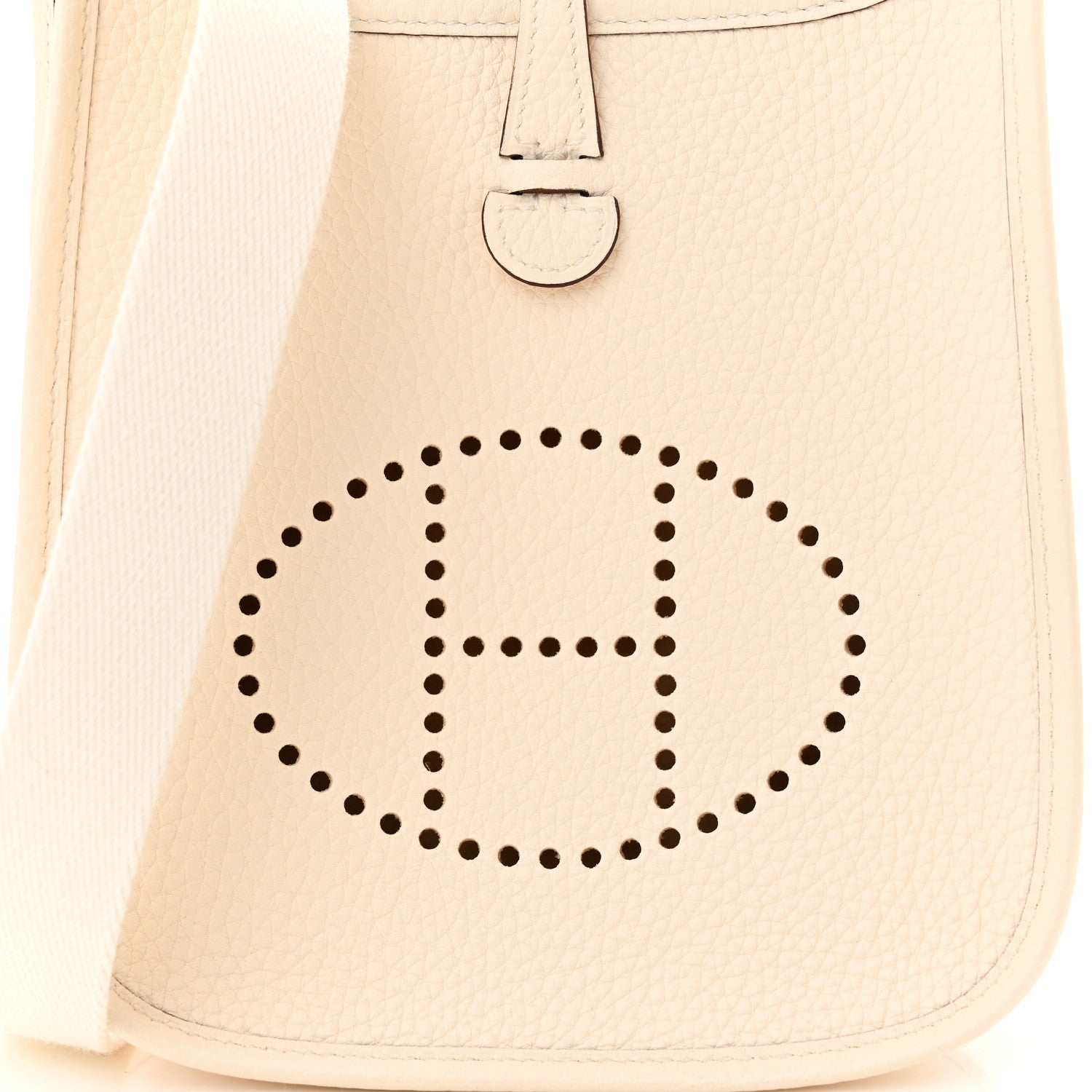 Hermes Taurillon Clemence Amazone Evelyne TPM Nata Craie 8 of 11