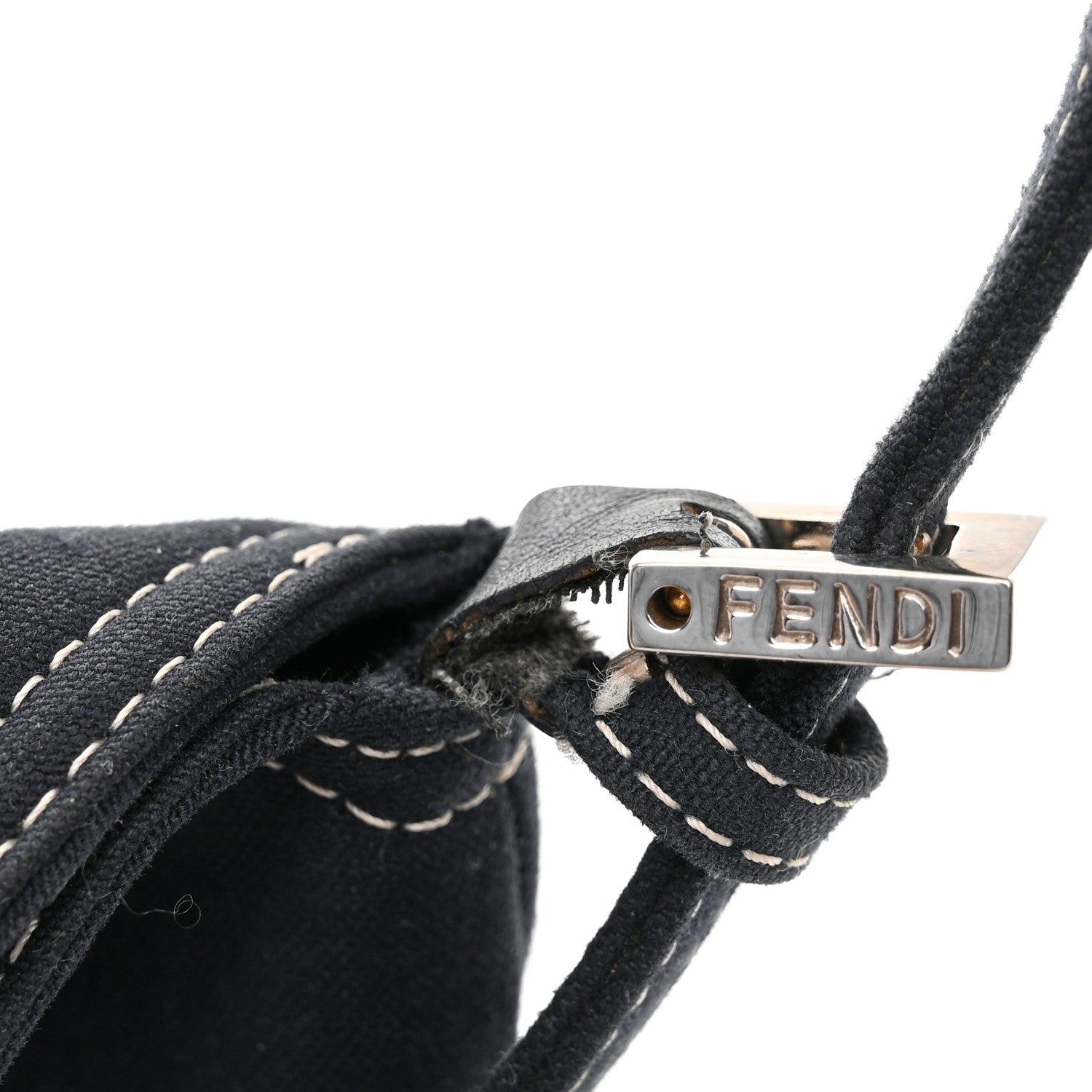 Fendi Denim Baguette Blue 17 of 19