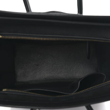 Celine Smooth Calfskin Micro Luggage Black 5 of 8