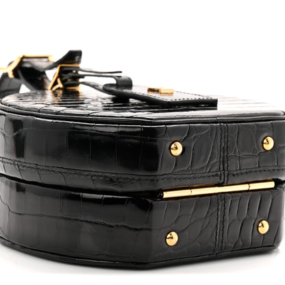 Louis Vuitton Crocodile Petite Boite Chapeau Black 8 of 9