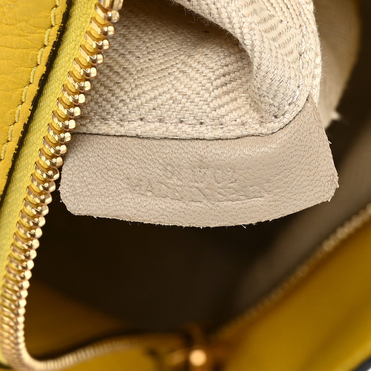 Calfskin Small Puzzle Bag Yellow