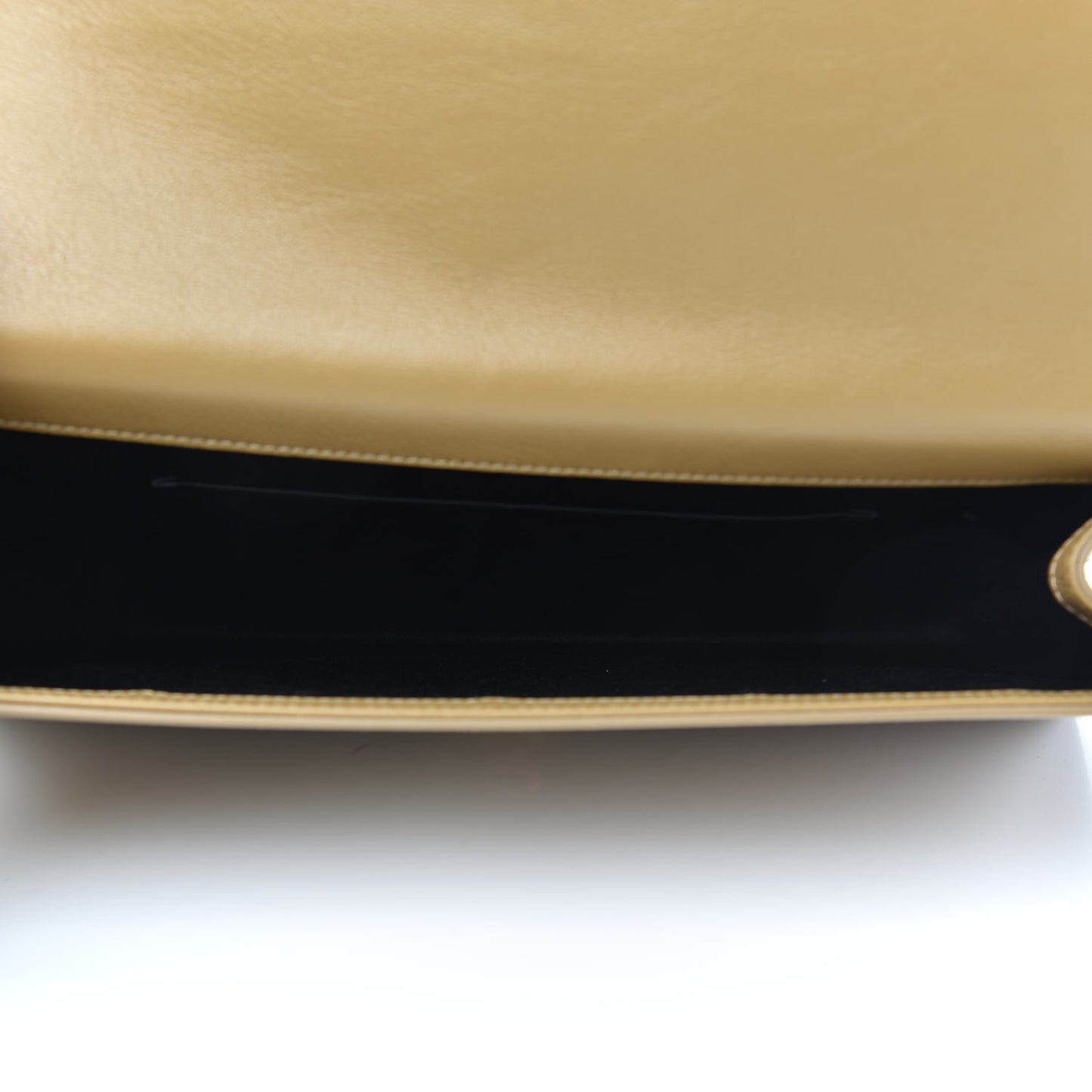 Calfskin Monogram Large Belle De Jour Clutch Beige