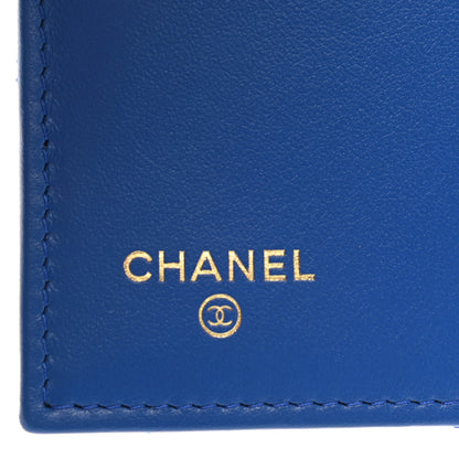 Chanel Caviar Quilted Medium Flap Wallet Blue 6 of 7