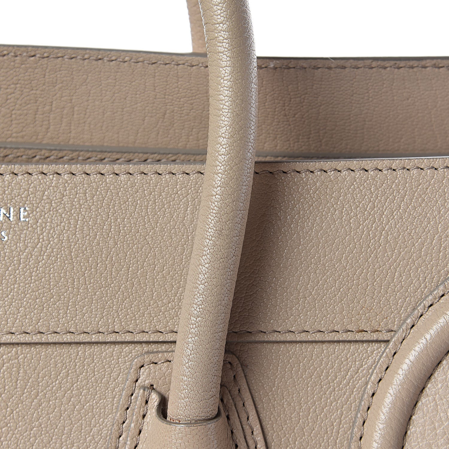 Celine Goatskin Mini Luggage Sand 11 of 14