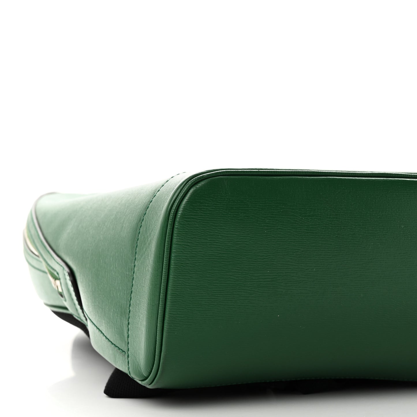 Calfskin Kingsnake Dome Backpack Green